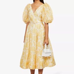 Zimmermann Postcard yellow maxi dress